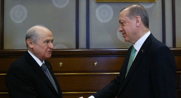 Ərdoğan Dövlət Baxçalı ilə görüşdü